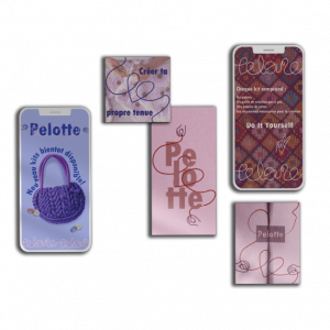 branding ,template story , publication instagram et design de papier de soie emballage